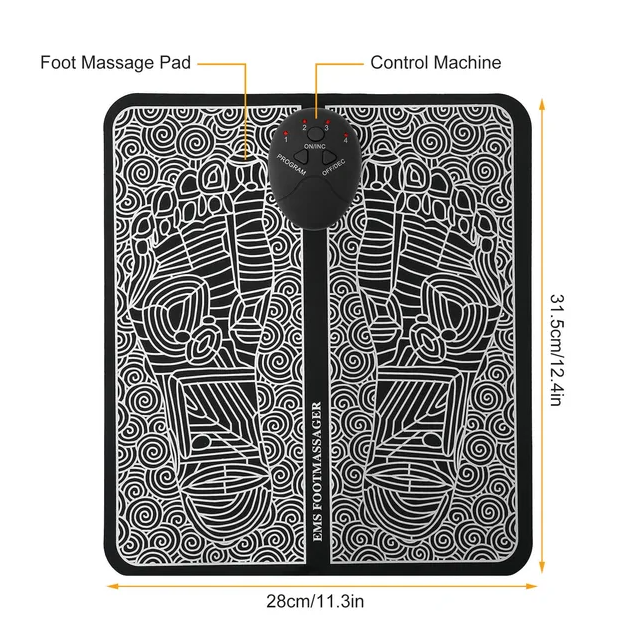 Foot massage pad detail